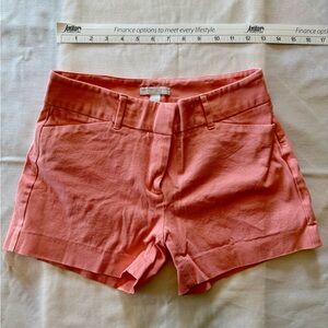 New York & Company Coral High Waist Shorts